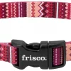 Frisco Red Boho Dog Collar
