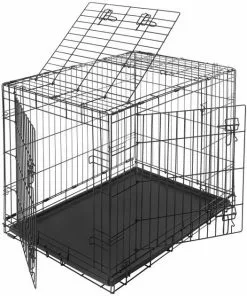 Frisco Heavy Duty All-in-1 Multi-Stage 3 Door Collapsible Wire Dog Crate -Pet Food Gear Shop 247915 PT4. SY630 V1614180683