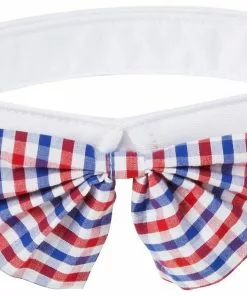 Frisco Plaid Dog & Cat Bow Tie, Red & Blue -Pet Food Gear Shop 248722 PT3. SY630 V1613762799