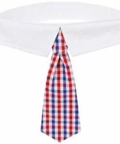 Frisco Plaid Dog & Cat Neck Tie, Red & Blue -Pet Food Gear Shop 248739 PT3. SY630 V1614366091