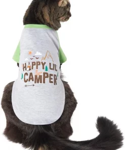 Frisco Happy Lil' Camper Dog & Cat T-Shirt -Pet Food Gear Shop 248789 PT2. SY630 V1644959832