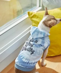 Frisco Life Is Wag Worthy Tiedye Print Dog & Cat Hoodie -Pet Food Gear Shop 249093 PT7. SY630 V1644451897