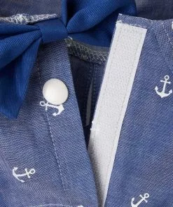 Frisco Anchor Print Chambray Dog & Cat Button Up Shirt -Pet Food Gear Shop 249104 PT5. SY630 V1624610866