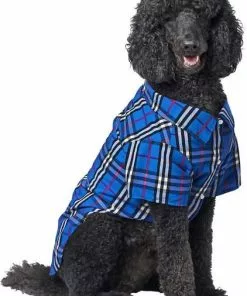 Frisco Plaid Dog & Cat Button Up Shirt, Navy Plaid 12 Frisco Plaid Dog & Cat Button Up Shirt, Navy Plaid -Pet Food Gear Shop 249176 PT2. SY630 V1624595559