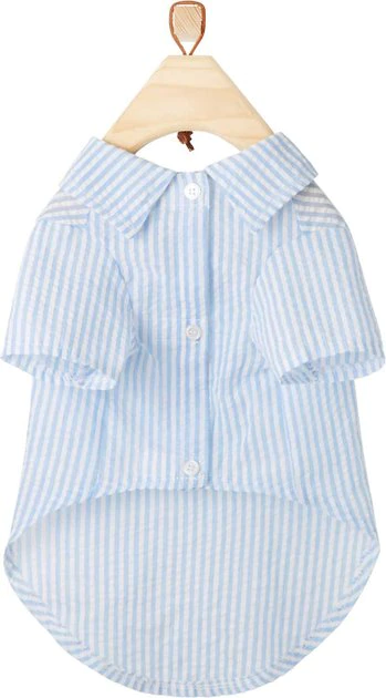 Frisco Striped Lightweight Dog & Cat Button Up Shirt 3 Frisco Striped Lightweight Dog & Cat Button Up Shirt