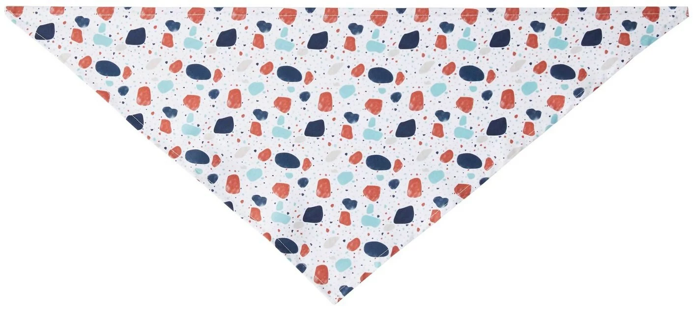 Frisco Colorful Terrazzo Dog & Cat Bandana 6 Frisco Colorful Terrazzo Dog & Cat Bandana - Image 4