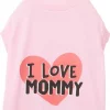 Frisco I Love Mommy Dog & Cat T-Shirt, Pink -Pet Food Gear Shop 249270 MAIN. SY630 V1624596469
