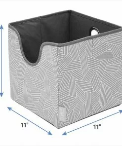 Frisco Square Collapsible Pet Toy Storage Bin, Gray Basket Weave 10 Frisco Square Collapsible Pet Toy Storage Bin, Gray Basket Weave -Pet Food Gear Shop 250568 PT2. SY630 V1613773607