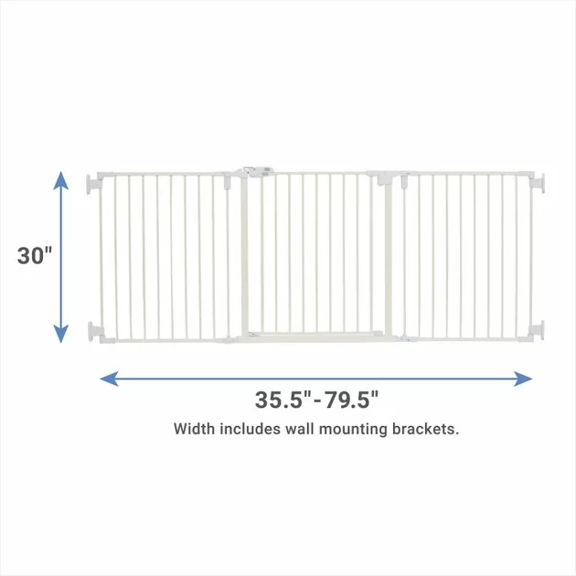 Frisco Steel 3-Panel Configurable Dog Gate 4 Frisco Steel 3-Panel Configurable Dog Gate - Image 2