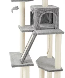 Frisco 68-in Faux Fur Cat Tree & Condo -Pet Food Gear Shop 252536 PT2. SY630 V1614966091