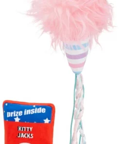 Frisco Baseball Snacks Cat Toy, 2 count