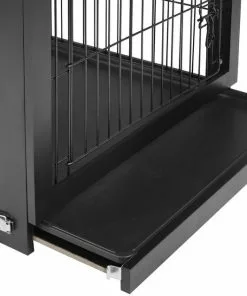 Frisco Double Door Furniture Style Dog Crate, Black -Pet Food Gear Shop 253027 PT4. SY630 V1635345853