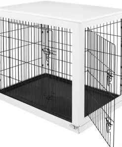 Frisco Double Door Furniture Style Dog Crate, White -Pet Food Gear Shop 253031 PT2. SY630 V1635345996