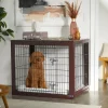 Frisco Double Door Furniture Style Dog Crate, Brown -Pet Food Gear Shop 253035 MAIN. SY630 V1635346058