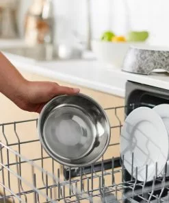 Frisco Black Marble Design Stainless Steel Dog & Cat Bowl 17 Frisco Black Marble Design Stainless Steel Dog & Cat Bowl -Pet Food Gear Shop 253046 PT7. SY630 V1616527026