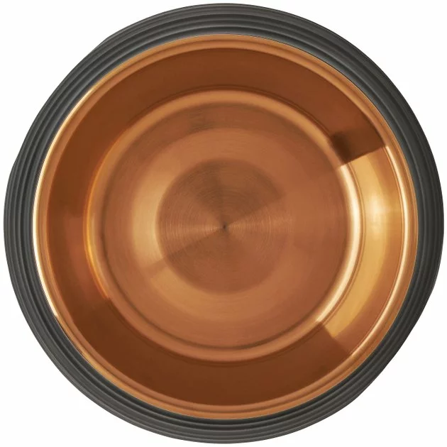 Frisco Matte Black Design Light Copper Stainless Steel Dog & Cat Bowl 7 Frisco Matte Black Design Light Copper Stainless Steel Dog & Cat Bowl - Image 5