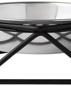 Frisco Elevated Stainless Steel Dog & Cat Bowl with Metal Stand