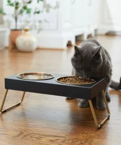 Frisco Copper Stainless Steel Elevated Foldable Double Dog & Cat Bowls 12 Frisco Copper Stainless Steel Elevated Foldable Double Dog & Cat Bowls -Pet Food Gear Shop 253059 PT2. SY630 V1616594218