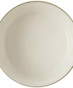 Frisco Gold Trim Melamine Dog & Cat Bowl, Cream -Pet Food Gear Shop 253062 PT4. SY630 V1616595751