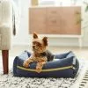 Frisco Faux Felt Reversible Modern Zipper Bolster Cat & Dog Bed -Pet Food Gear Shop 255147 MAIN. SY630 V1616011482