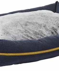 Frisco Faux Felt Reversible Modern Zipper Bolster Cat & Dog Bed -Pet Food Gear Shop 255147 PT2. SY630 V1616011933