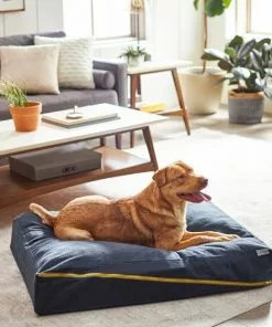 Frisco Faux Felt Zipper Pillow Cat & Dog Bed