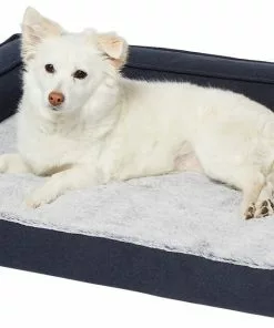 Frisco Faux Felt Orthopedic Corner Sofa Bolster Dog Bed w/Removable Cover 9 Frisco Faux Felt Orthopedic Corner Sofa Bolster Dog Bed w/Removable Cover -Pet Food Gear Shop 255188 PT2. SY630 V1616074034