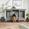 Frisco "Denver" Dog Crate Credenza & Mat Kit -Pet Food Gear Shop 255326 MAIN. SY630 V1617136902