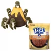 Frisco||True Chews Frisco Hide & Seek Plush Volcano Puzzle Dog Toy & True Chews Chicken Bacon Recipe Dog Treats