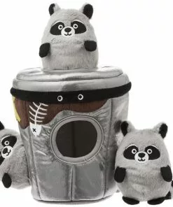 Frisco Hide & Seek Plush Trash Can Puzzle Dog Toy & Frisco Hide & Seek Raccoon Dog Toy Refills, 3-pack -Pet Food Gear Shop 255563 PT1. SY630 V1602704470