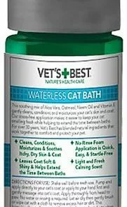 Frisco||Vet's Best Frisco Moisturizing Tear Stain Wipes with Organic Aloe for Dogs & Cats & Vet's Best Waterless Cat Bath, 4-oz bottle -Pet Food Gear Shop 255583 PT4. SY630 V1604145990