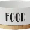 Frisco Ceramic Food Dog & Cat Bowl with Wood Base -Pet Food Gear Shop 256042 MAIN. SY630 V1615317396