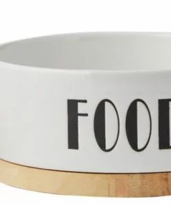 Frisco Ceramic Food Dog & Cat Bowl with Wood Base -Pet Food Gear Shop 256042 PT7. SY630 V1615310805 scaled