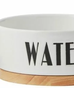 Frisco Ceramic Water Dog & Cat Bowl with Wood Base -Pet Food Gear Shop 256046 PT6. SY630 V1617037646 scaled