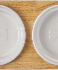 Frisco Ceramic Dog & Cat Double Diner with Elevated Wood Stand, 1.87 Cups -Pet Food Gear Shop 256052 PT5. SY630 V1615313559