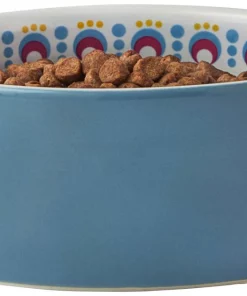 Frisco Kaleidoscope Pattern Non-skid Ceramic Cat Dish, Blue, 1.62 Cups 11 Frisco Kaleidoscope Pattern Non-skid Ceramic Cat Dish, Blue, 1.62 Cups -Pet Food Gear Shop 256094 PT3. SY630 V1615313533