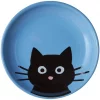 Frisco Cat Face Non-skid Ceramic Cat Dish, Blue, 0.50 Cup -Pet Food Gear Shop 256101 MAIN. SY630 V1615321300