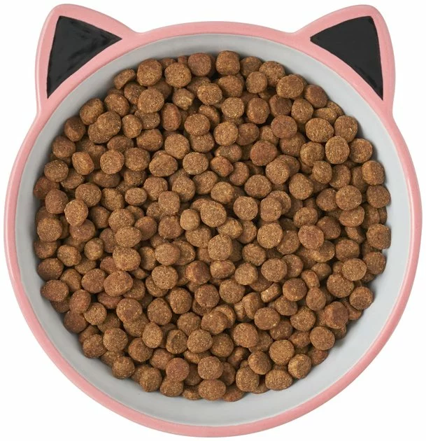 Frisco Cat Face Non-skid Ceramic Cat Bowl, Pink, 1.12 Cups 7 Frisco Cat Face Non-skid Ceramic Cat Bowl, Pink, 1.12 Cups - Image 5