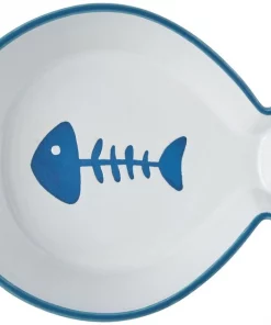 Frisco Fish Shaped Non-skid Ceramic Cat Bowl, 1.37 Cups -Pet Food Gear Shop 256111 PT4. SY630 V1616522607