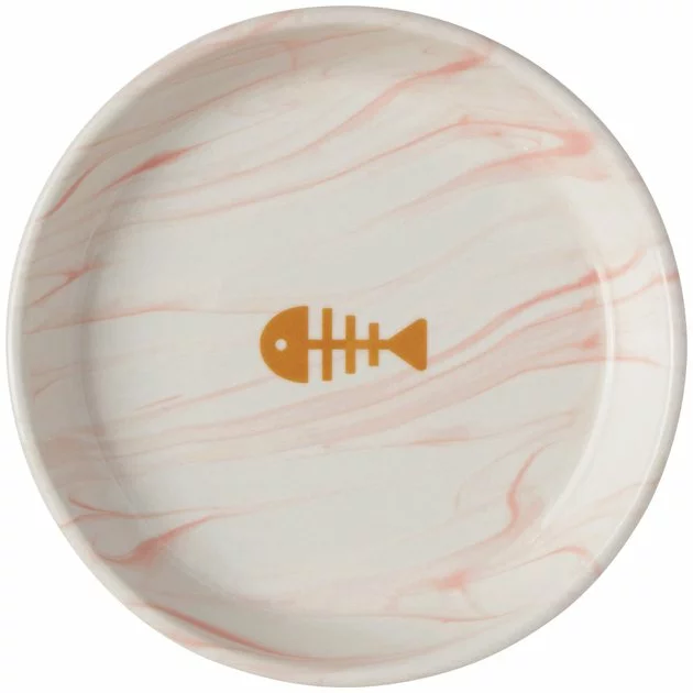 Frisco Marble Design Non-skid Ceramic Cat Dish, 0.75 Cup 7 Frisco Marble Design Non-skid Ceramic Cat Dish, 0.75 Cup - Image 5