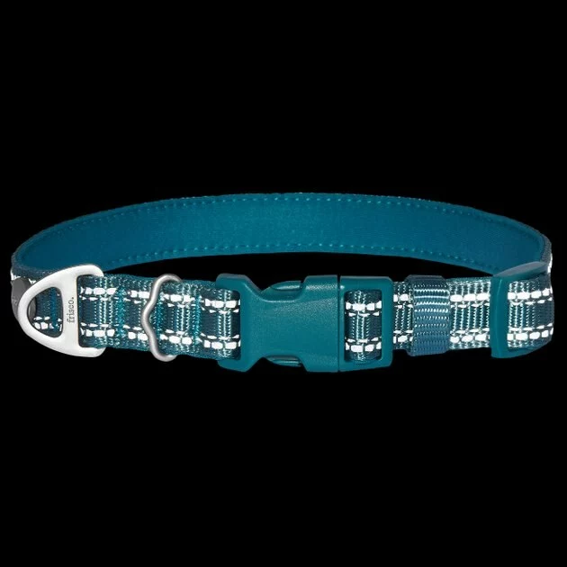 Frisco Outdoor Nylon Reflective Comfort Padded Dog Collar 6 Frisco Outdoor Nylon Reflective Comfort Padded Dog Collar - Image 4