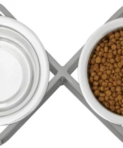 Frisco Diamond Dog & Cat Double Bowl Diner 12 Frisco Diamond Dog & Cat Double Bowl Diner -Pet Food Gear Shop 257147 PT3. SY630 V1612367490