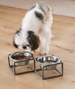 Frisco Diamond Dog & Cat Double Bowl Diner 15 Frisco Diamond Dog & Cat Double Bowl Diner -Pet Food Gear Shop 257147 PT8. SY630 V1615840442