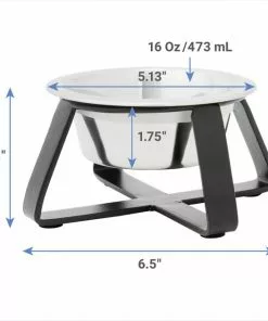Frisco Iron Stand Dog & Cat Single Bowl Diner 11 Frisco Iron Stand Dog & Cat Single Bowl Diner -Pet Food Gear Shop 257150 PT1. SY630 V1615334641