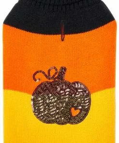 Frisco Colorblock Sequin Pumpkin Dog & Cat Sweater 10 Frisco Colorblock Sequin Pumpkin Dog & Cat Sweater -Pet Food Gear Shop 261141 PT4. SY630 V1622038665