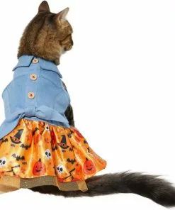 Frisco Chambray Halloween Dog & Cat Dress -Pet Food Gear Shop 261165 PT2. SY630 V1633085781