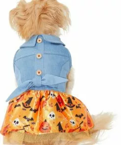 Frisco Chambray Halloween Dog & Cat Dress -Pet Food Gear Shop 261165 PT3. SY630 V1633062969