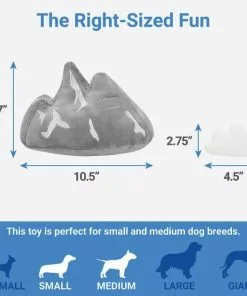 Frisco Road Trip Mountain Range Plush Squeaky Dog Toy -Pet Food Gear Shop 262003 PT1. SY630 V1622563954