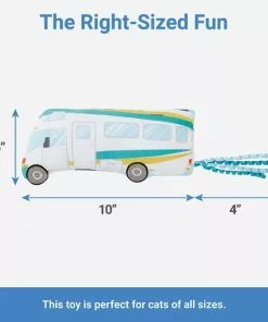 Frisco Road Trip Cruiser Van Plush Kicker Cat Toy with Catnip -Pet Food Gear Shop 262028 PT1. SY630 V1623698246