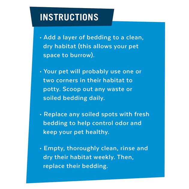 Frisco Small Pet Bedding, White, 2 pack, 43-L 5 Frisco Small Pet Bedding, White, 2 pack, 43-L - Image 3